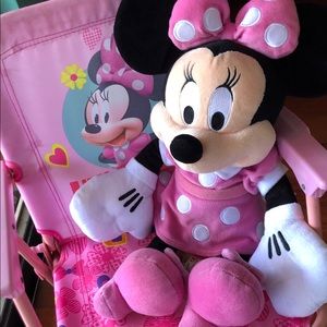 2-Minnie Mouse Pretty in Pink Plush Dolls 🎀